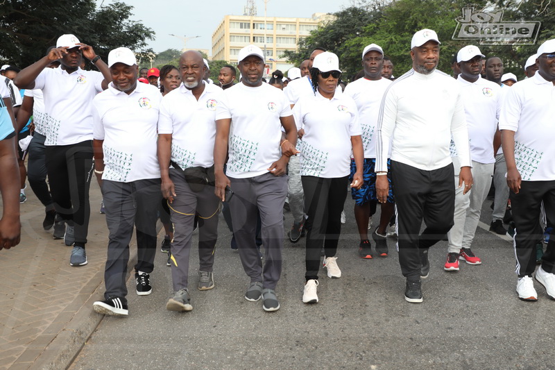 Vice president, Ga Mantse, others stretch at maiden National Fitness Day