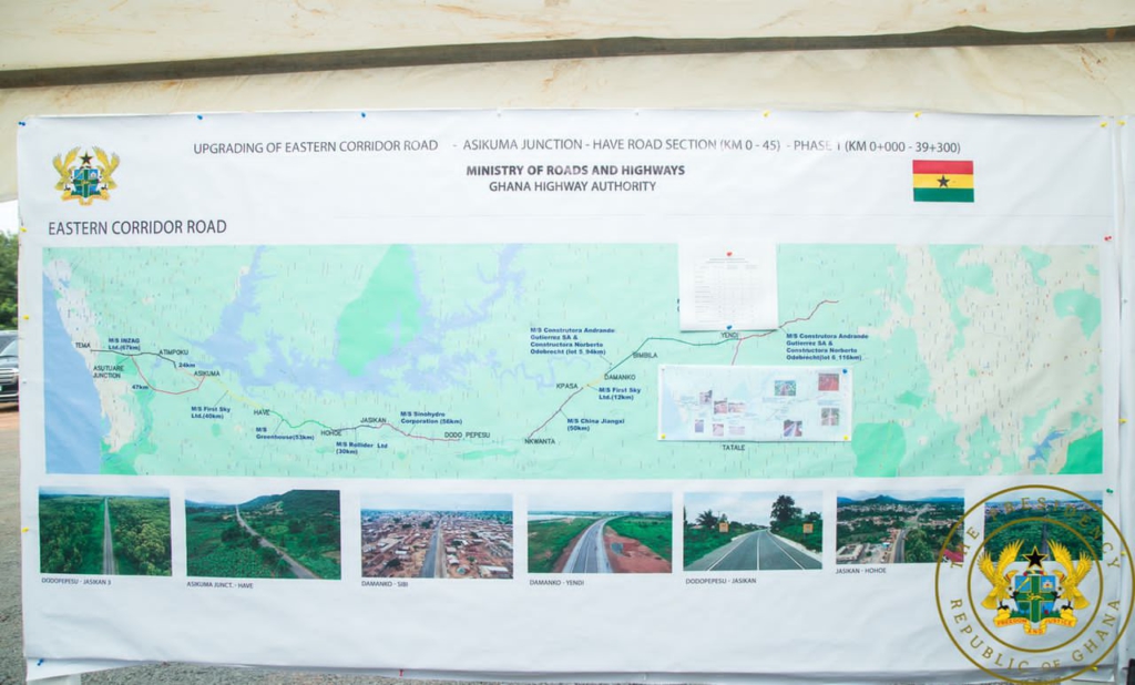 Eastern Corridor: 45km Asikuma-Have road to be completed in September 2023