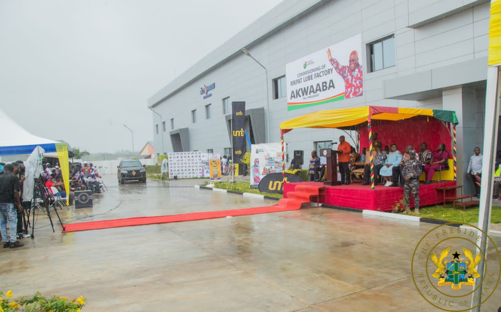 1D1F: Akufo-Addo commissions factories in Awutu Senya West and Gomoa East