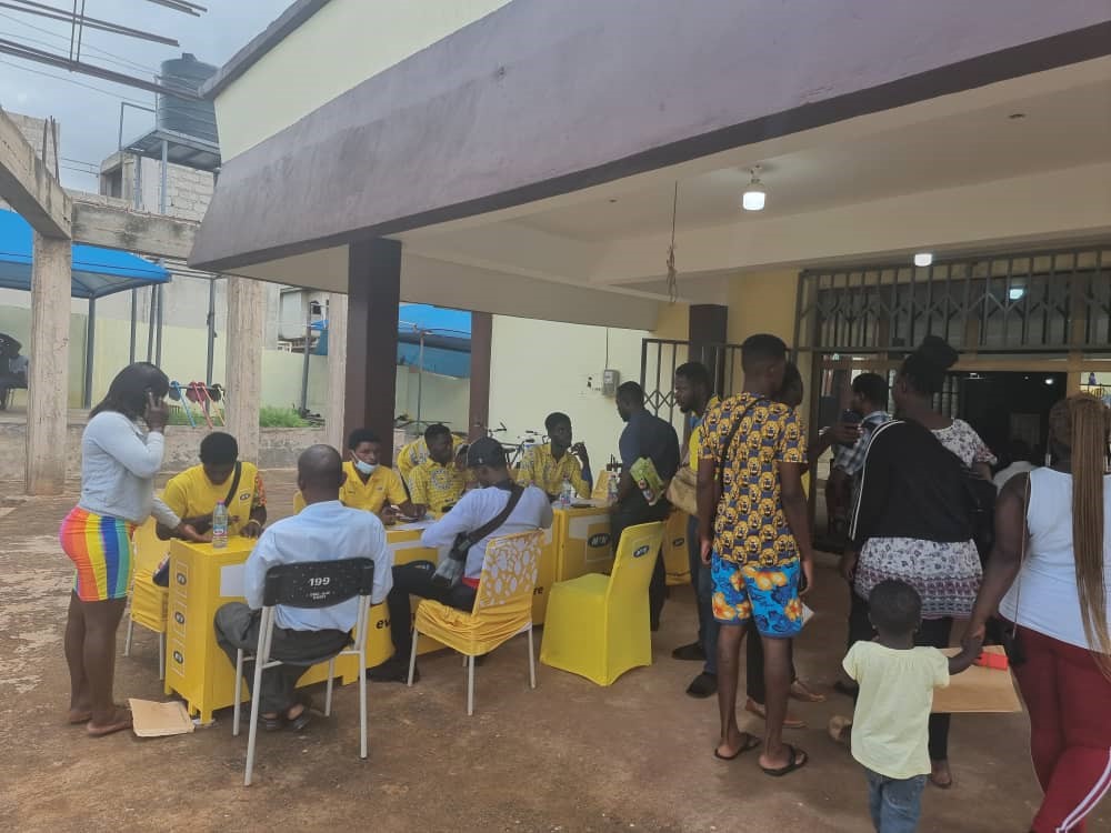 MTN holds community engagements to sensitise customers to register with their Ghana Card MTN holds community engagements to sensitise customers to register with their Ghana Card