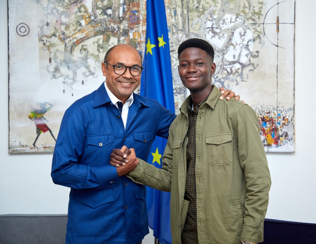 EU Ambassador to Ghana, Irchad Razaaly names DBJ as personal manager 2 DBJ and EU Ambassador to Ghana