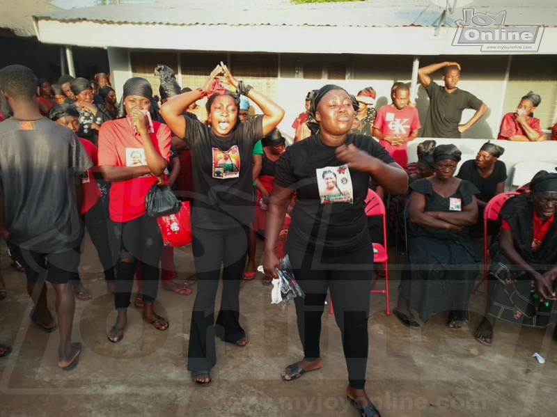 In pictures: Tears flow as murdered nurse applicant's body arrives in her hometown