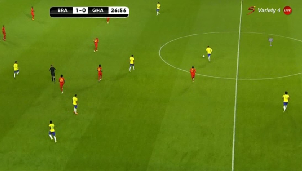 Brazil 3-0 Ghana: How Brazil floored Black Stars in first half horror show