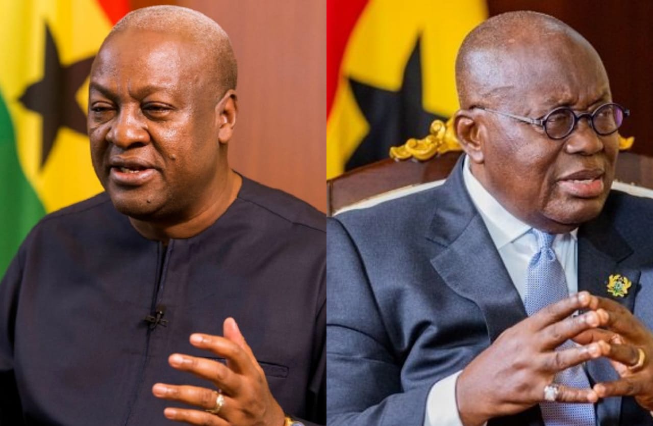 Mahama and Akufo Addo grid on corruption