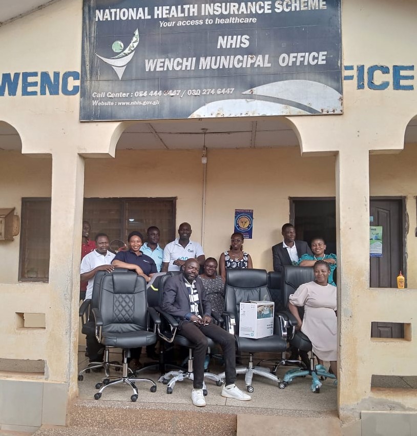 Attorney General supports NHIA office in Wenchi with office equipment                             