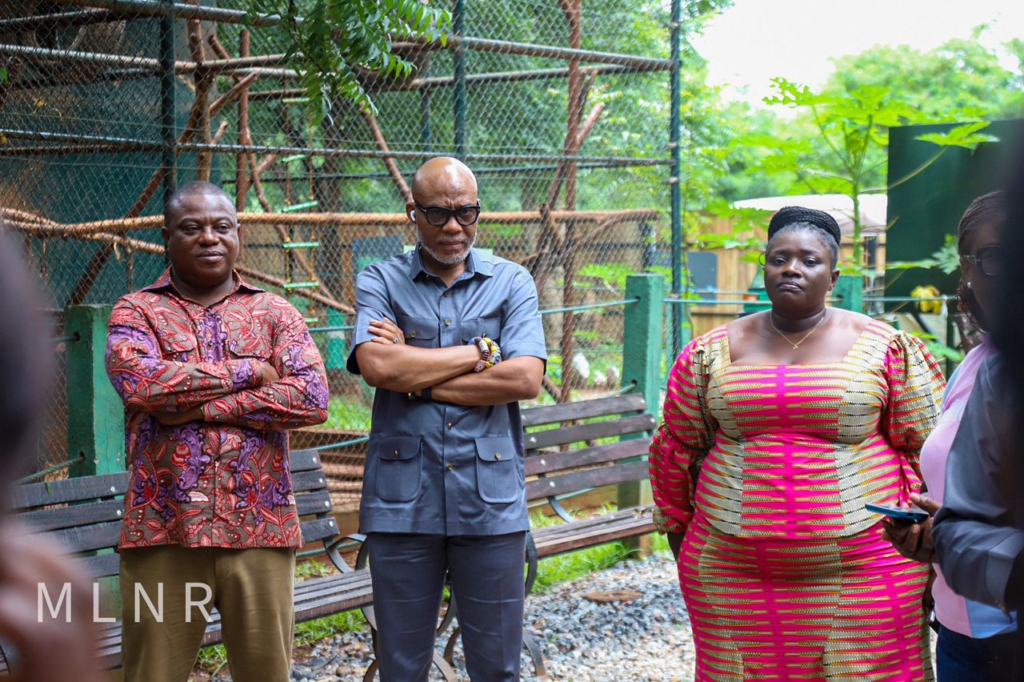 Deputy Lands Minister, Forestry Commission Board visit Accra Zoo Deputy Lands Minister, Forestry Commission Board visit Accra Zoo