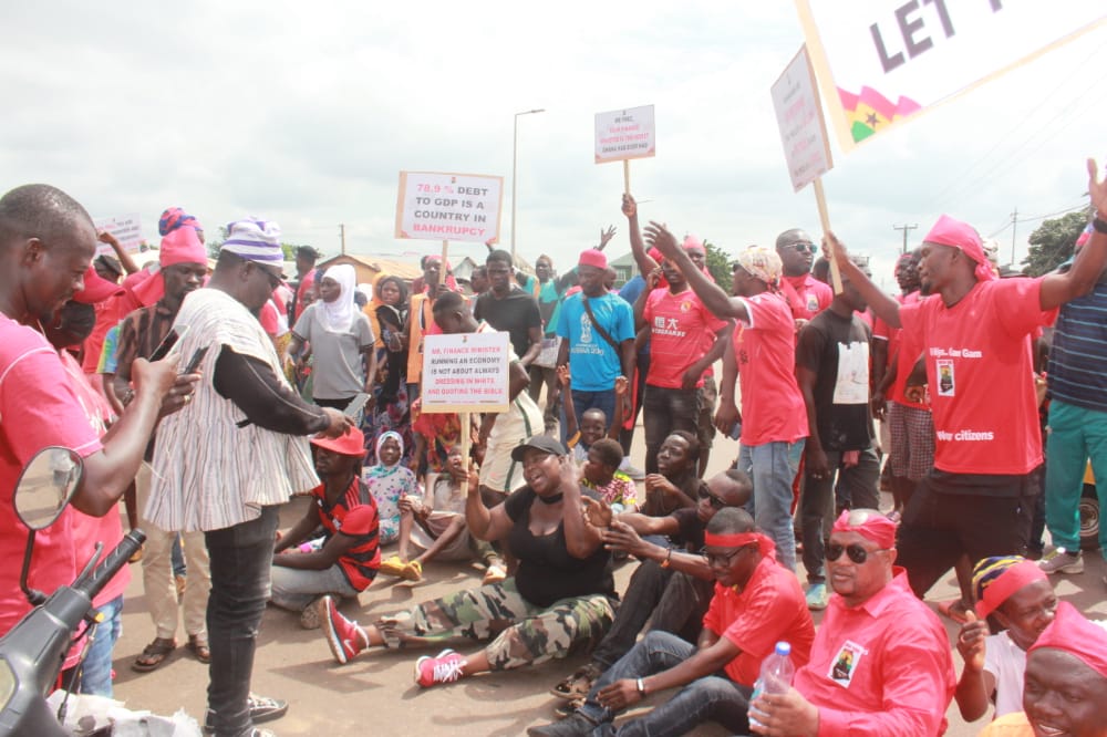 Coalition of Progressive Forces embark on demonstration in Northern Region