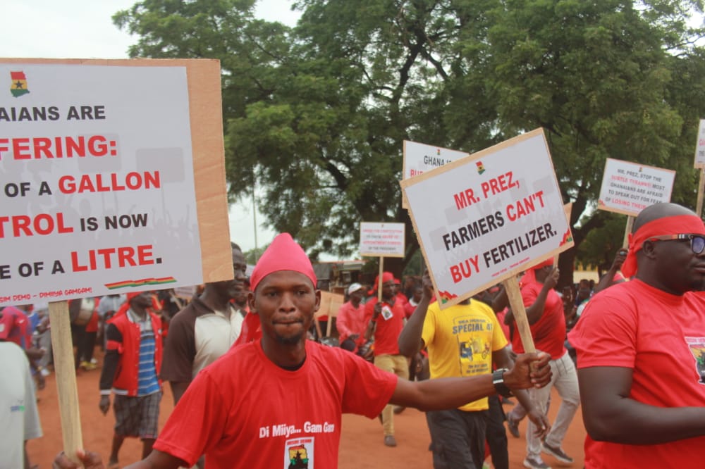 Coalition of Progressive Forces embark on demonstration in Northern Region