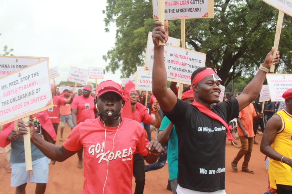 Coalition of Progressive Forces embark on demonstration in Northern Region