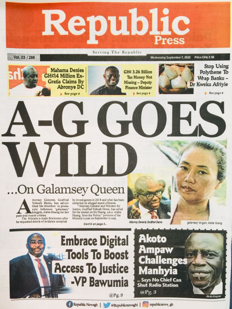 Today's front pages: Wednesday, September 7, 2022 Today's front pages: Wednesday, September 7, 2022