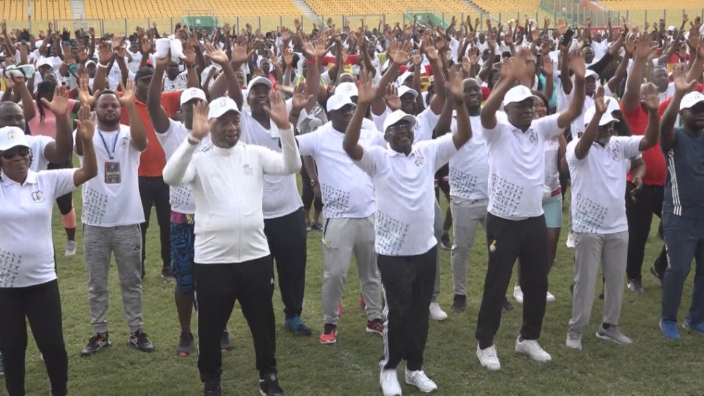 Thousands walk with Bawumia on National Fitness Day