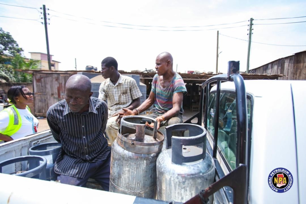 NPA, Security Agencies raid illegal cylinder refurbishing facility