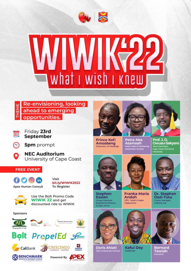 Kofi Amoabeng to speak at WIWIK 2022
