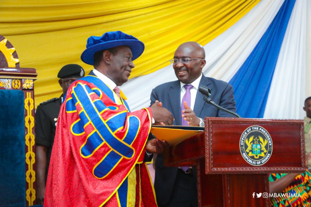 'A well-deserved honour' - Bawumia eulogises Dr. Addo Kufuor as new Chancellor of KTU