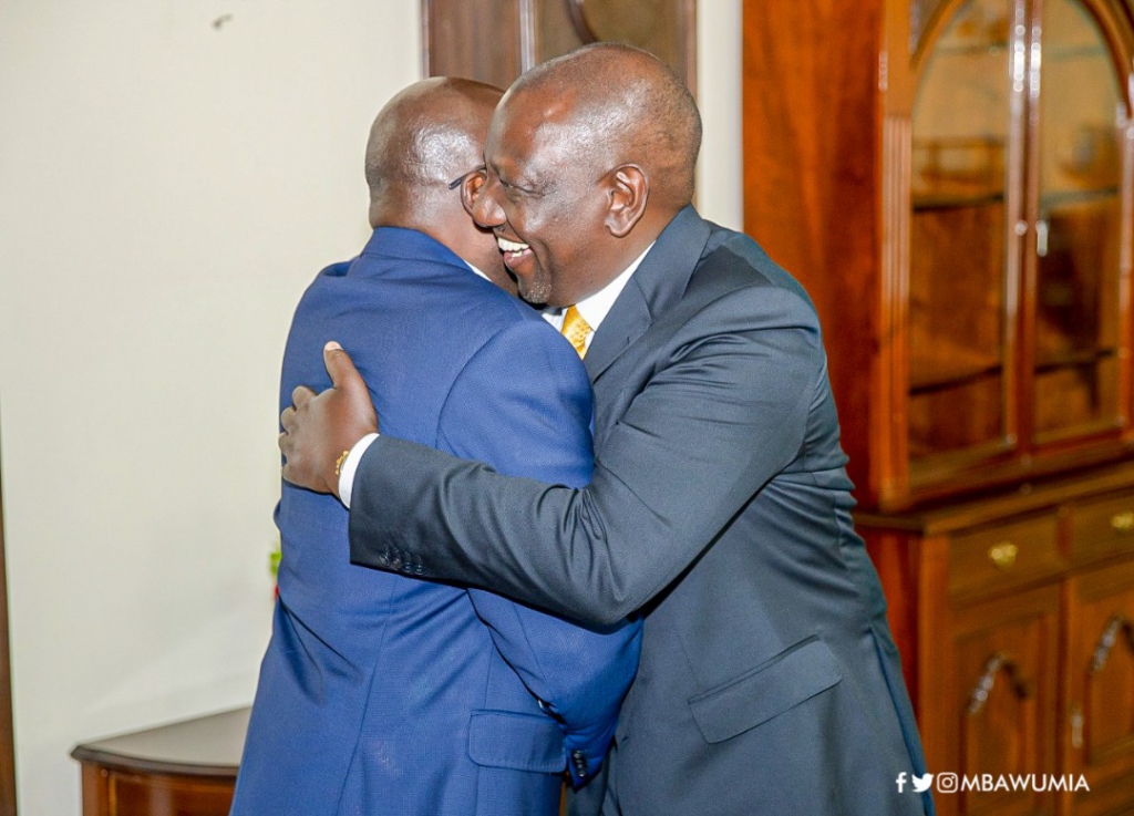 Kenya's President William Ruto hosts Dr Mahamudu Bawumia