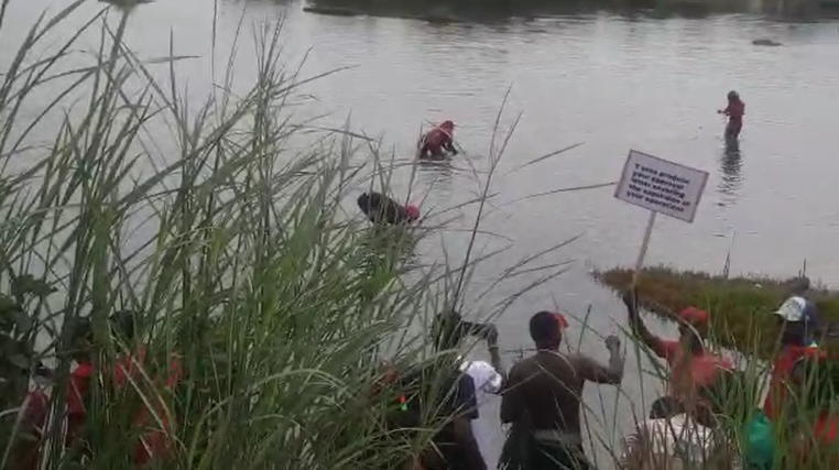 Ketu South residents protest impact of salt mining company on the community