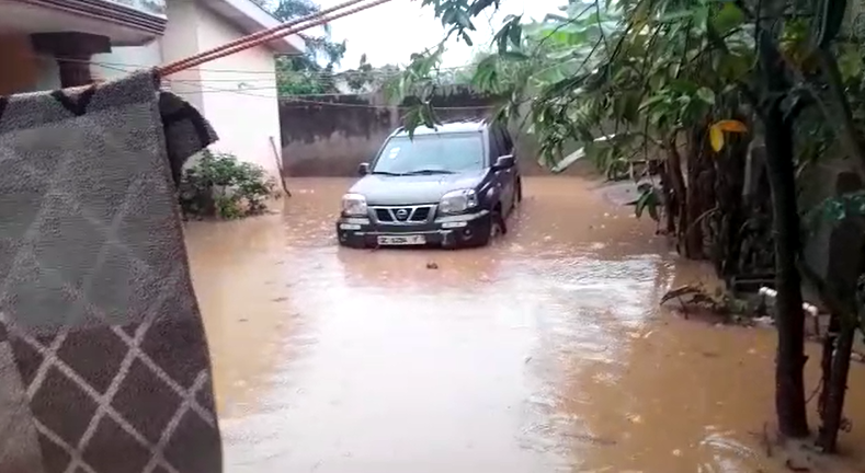 Homes flooded in Kumasi after hours of rain Homes flooded in Kumasi after hours of rain