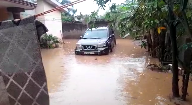 Homes flooded in Kumasi after hours of rain