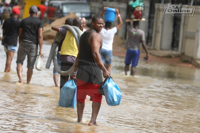 In pictures: Fate of Mallam-Gbawe municipality flood victims hangs in the balance as water level remains high