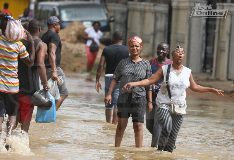 In pictures: Fate of Mallam-Gbawe municipality flood victims hangs in the balance as water level remains high