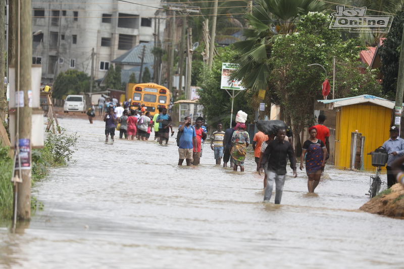 In pictures: Fate of Mallam-Gbawe municipality flood victims hangs in the balance as water level remains high