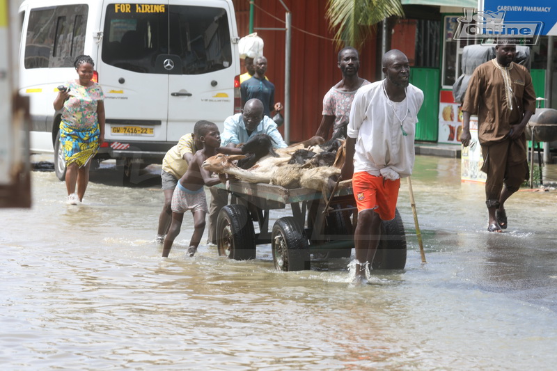 In pictures: Fate of Mallam-Gbawe municipality flood victims hangs in the balance as water level remains high