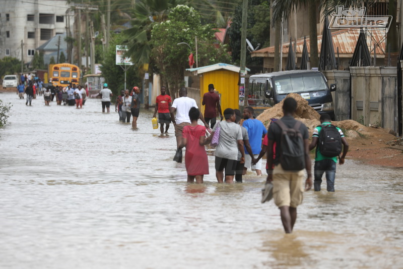 In pictures: Fate of Mallam-Gbawe municipality flood victims hangs in the balance as water level remains high