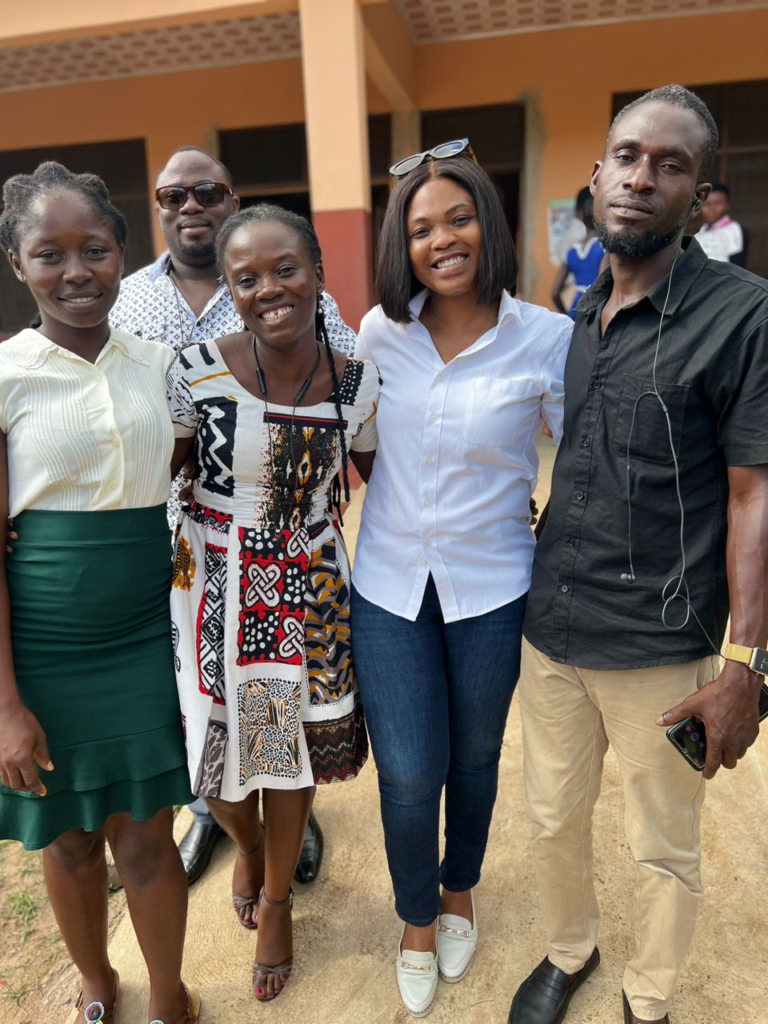 Doreen Avio visits students of Luom Presbyterian Basic School on International Day of Girl Child