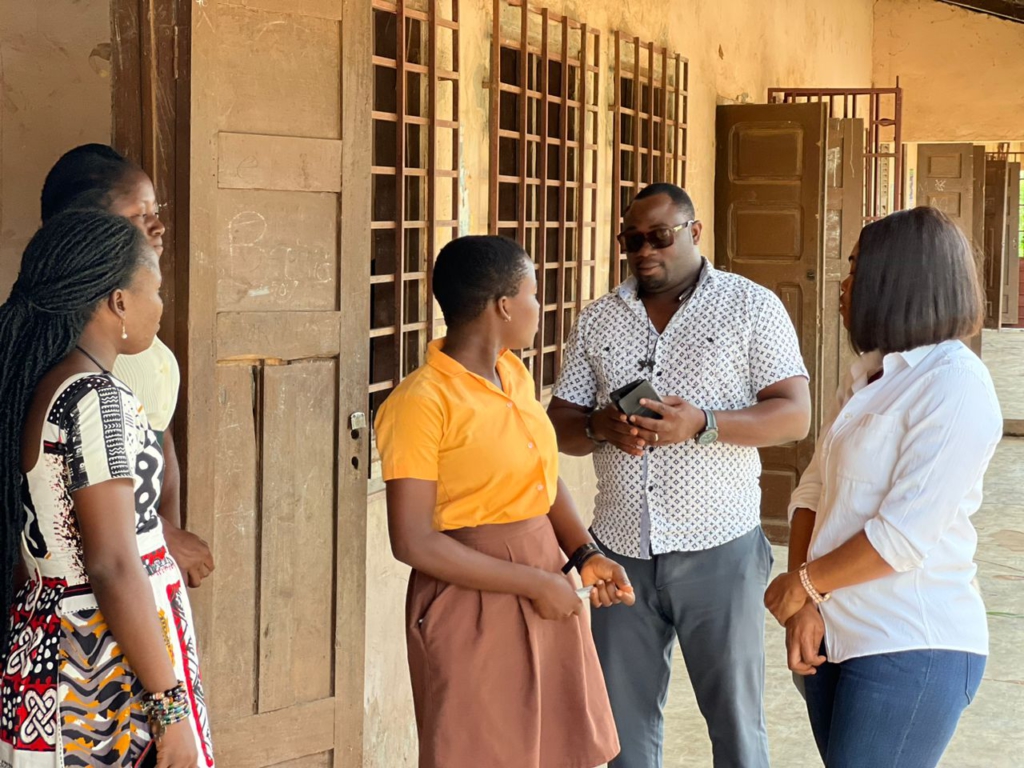 Doreen Avio visits students of Luom Presbyterian Basic School on International Day of Girl Child
