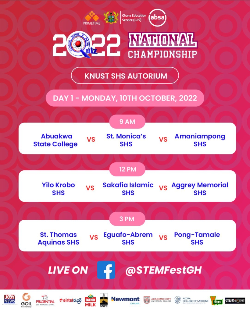 NSMQ 2022 begins today NSMQ 2022 begins today