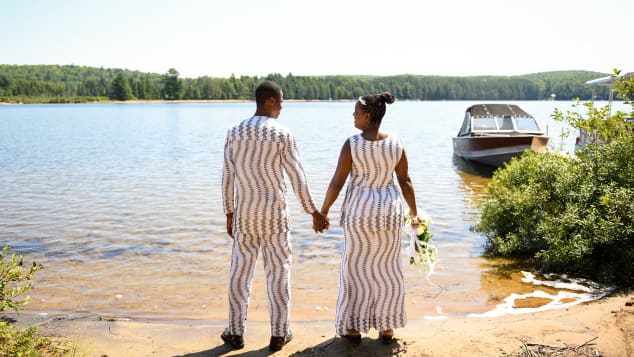 She asked a stranger for directions on vacation and 2 weeks later they were engaged