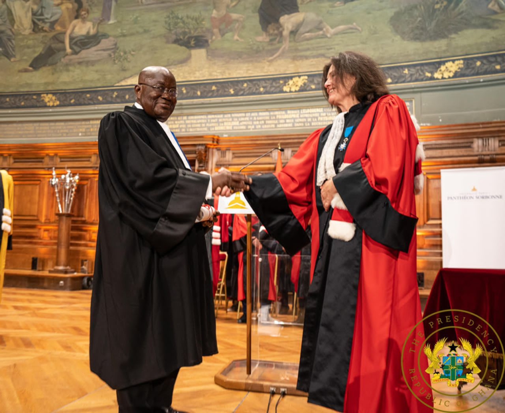 Akufo-Addo receives Honorary Doctorate Degree from Sorbonne University