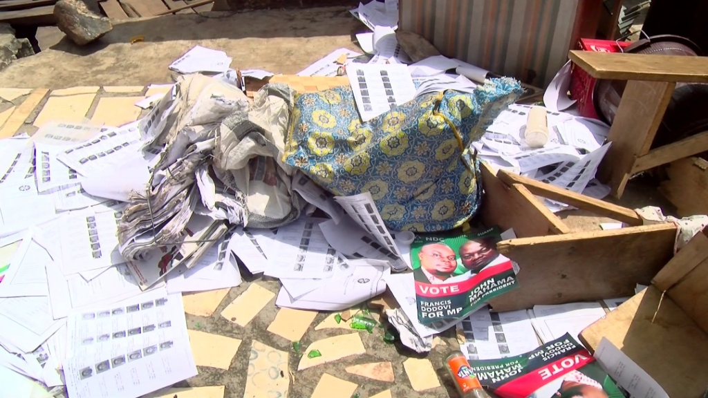 Suame NDC members vandalize party office over alleged ghost names in voters’ register Suame NDC members vandalize party office over alleged ghost names in voters’ register