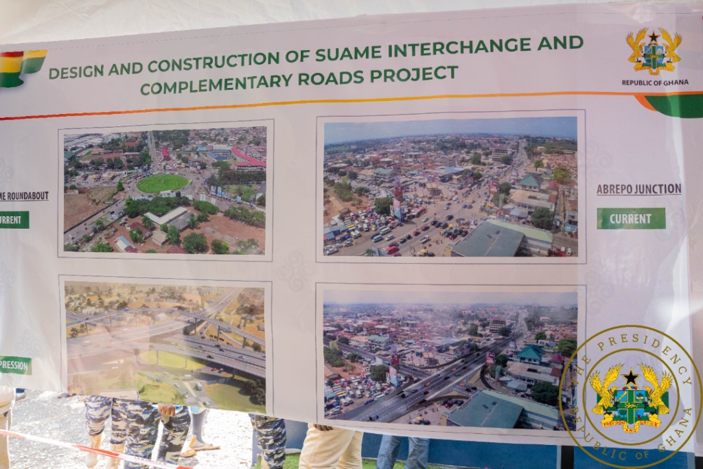 Ensure strict adherence to completion dates -Akufo-Addo tells contractors of Suame interchange