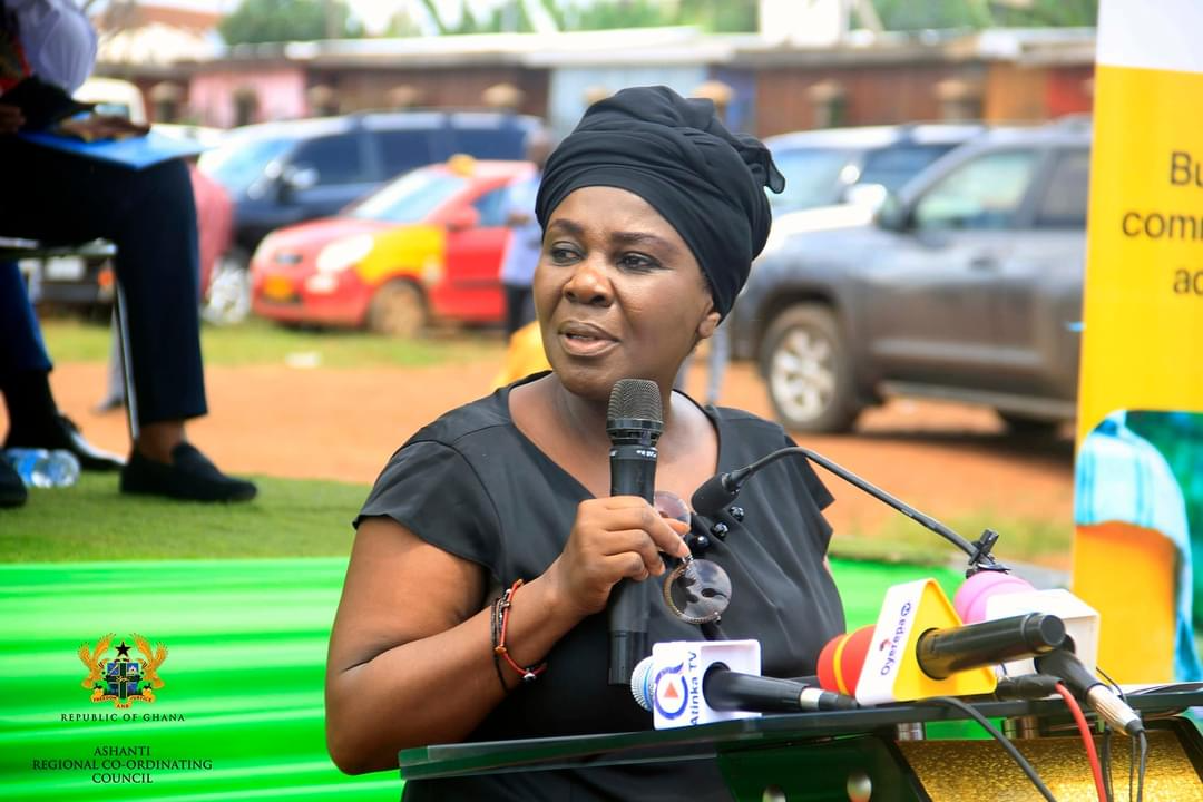 The Minister for Sanitation and Water Resources Cecilia Abena Dapaah