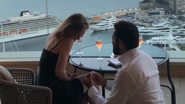 How two strangers met in an elevator in Greece and fell in love