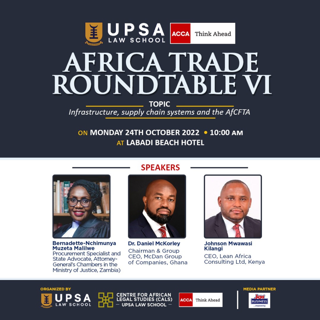 UPSA Africa Trade Roundtable VI comes off on October 24, 2022 UPSA Africa Trade Roundtable VI comes off on October 24, 2022
