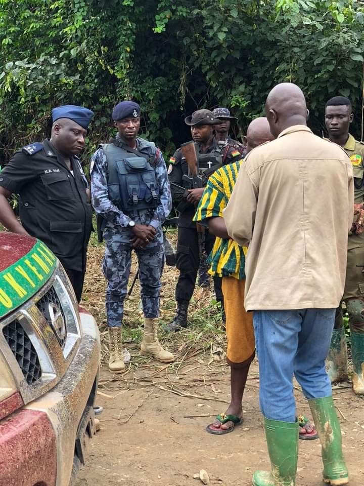 Residents of Asamang-Tamfoe protest attacks by Okyeman Environmental Task Force