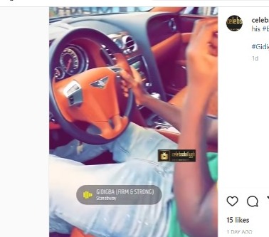 Stonebwoy shows off his new sporty Bentley