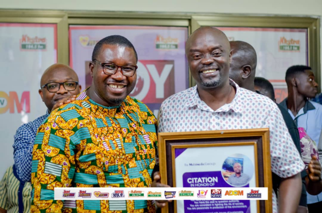 Erastus Asare Donkor and team honoured for 'Destruction for Gold' documentary