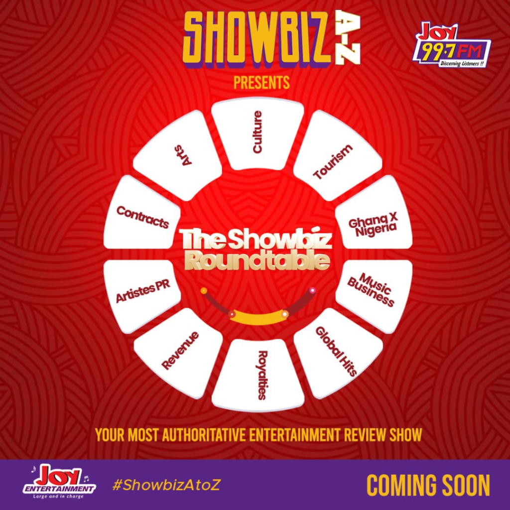 Joy Entertainment presents Showbiz Roundtable on October 29