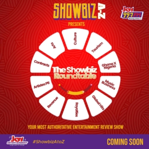 Ruddy Kwakye, Panji Anoff, Stonebwoy, Trigmatic named speakers for Showbiz Roundtable
