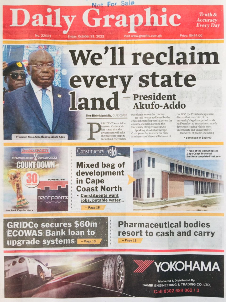 Today's front pages: Friday, October 21, 2022 Today's front pages: Friday, October 21, 2022