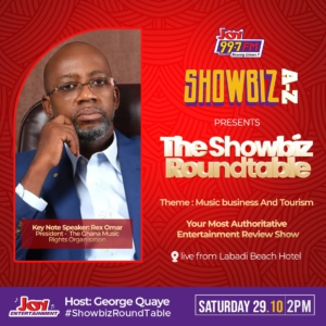 Ruddy Kwakye, Panji Anoff, Stonebwoy, Trigmatic named speakers for Showbiz Roundtable