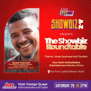 Ruddy Kwakye, Panji Anoff, Stonebwoy, Trigmatic named speakers for Showbiz Roundtable