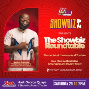 Ruddy Kwakye, Panji Anoff, Stonebwoy, Trigmatic named speakers for Showbiz Roundtable