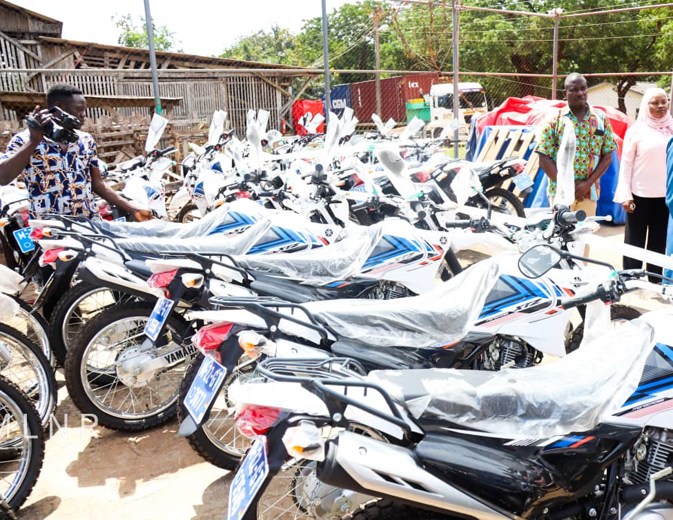Deputy Lands Minister commissions 70 motorbikes for forest range supervision