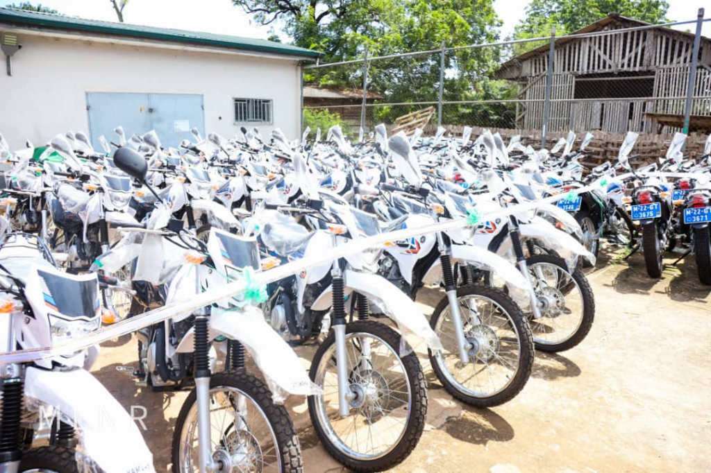 Deputy Lands Minister commissions 70 motorbikes for forest range supervision