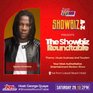 Ruddy Kwakye, Panji Anoff, Stonebwoy, Trigmatic named speakers for Showbiz Roundtable