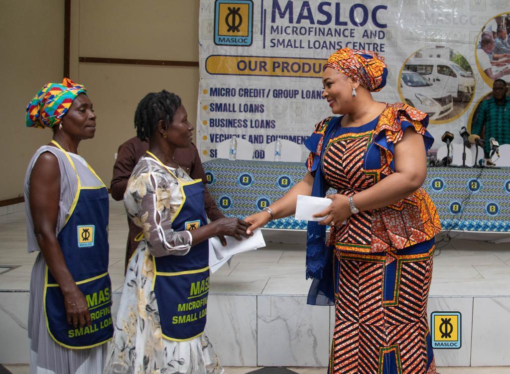 Masloc disburses micro-credit loans to market fire victims, other market women in Western Region Masloc disburses micro-credit loans to market fire victims, other market women in Western Region